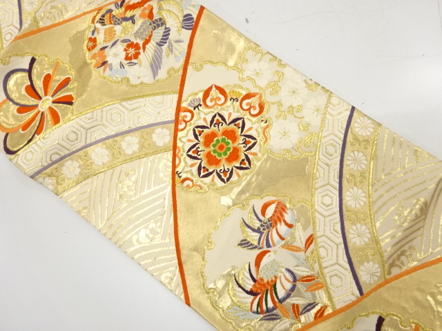 Japanese Kimono / Fukuro Obi Silk